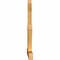 Ekena Millwork Saratoga Rough Sawn Timber Gable Bracket, Western Red Cedar, 96"W x 60"H x 4"D x 6"F, 15/12 Pitch GBW096X60X0406SAR00RWR - alternate 3